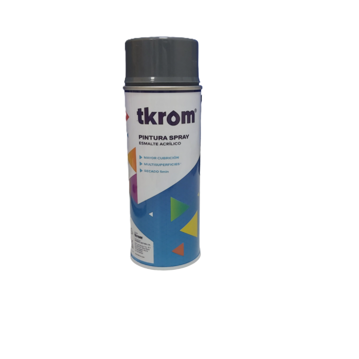 TK SPRAY ACRÍLICO 7011 GRIS HIERRO 400ml